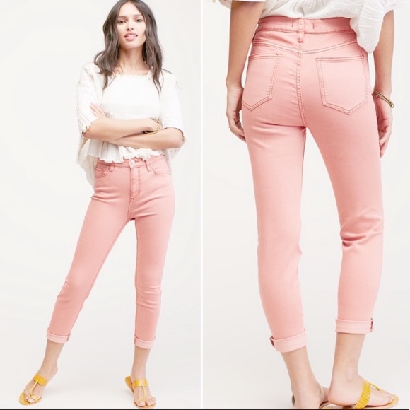 Free People Denim - Free People High Rise Roller Cropped Skinny Jean